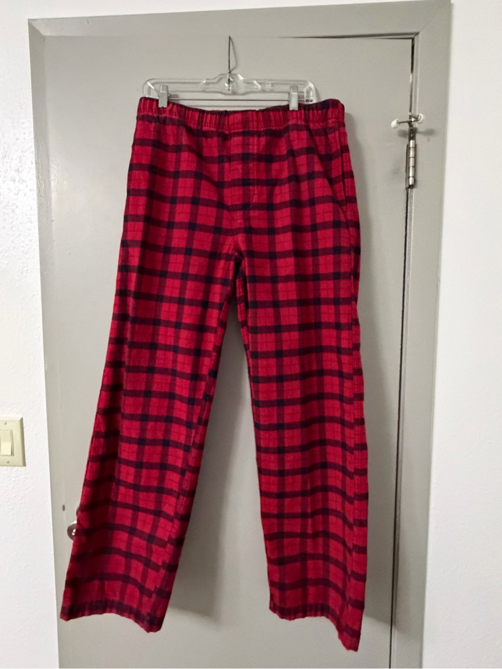 Filson Red Black Buffalo Plaid Lounge Pajama Pants Size M